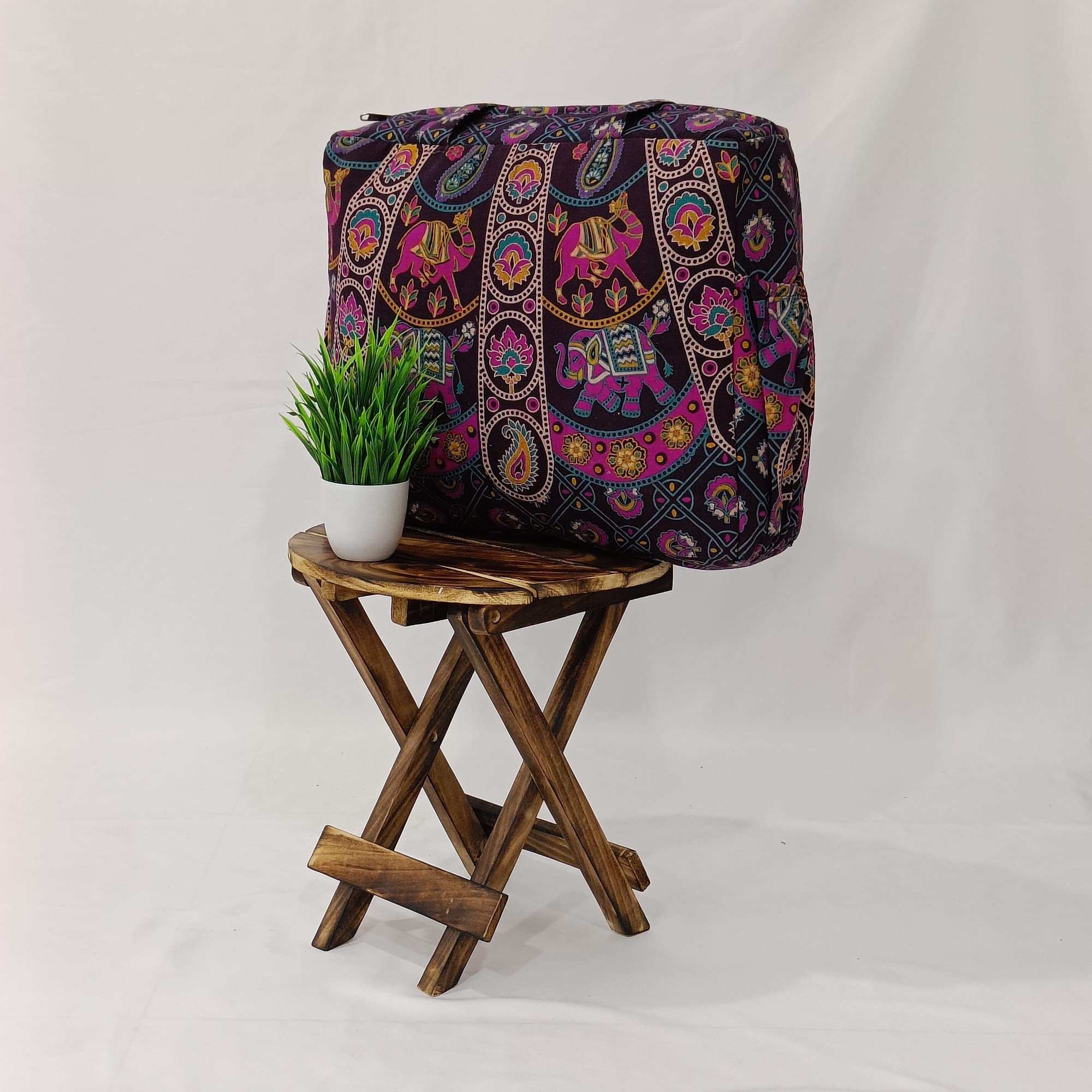 Tarde Star Pure Cotton Women's Handbag Large Tote Crossbody Shoulder Bag with Straps - Image 3