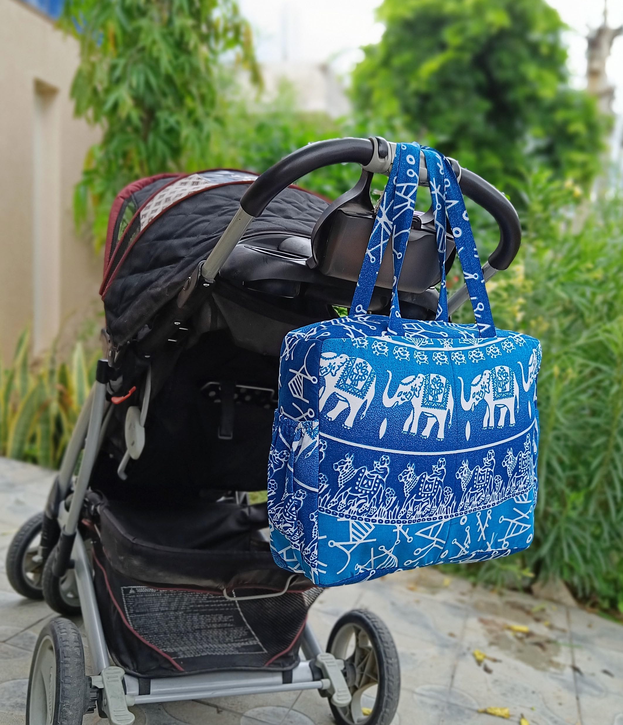 Tarde Star Pure Cotton Women's Handbag Large Tote Crossbody Shoulder Bag with Straps - Image 5