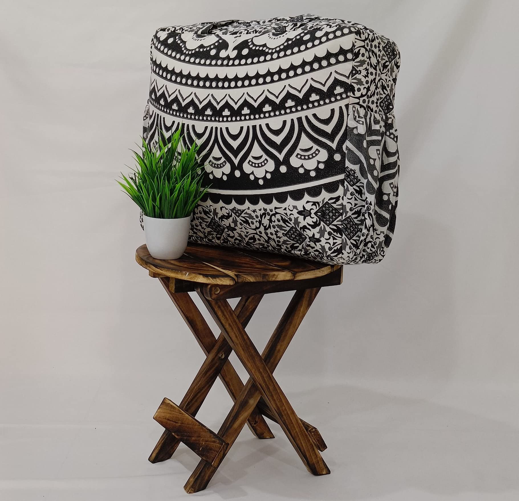 Tarde Star Pure Cotton Women's Handbag Large Tote Crossbody Shoulder Bag with Straps - Image 5