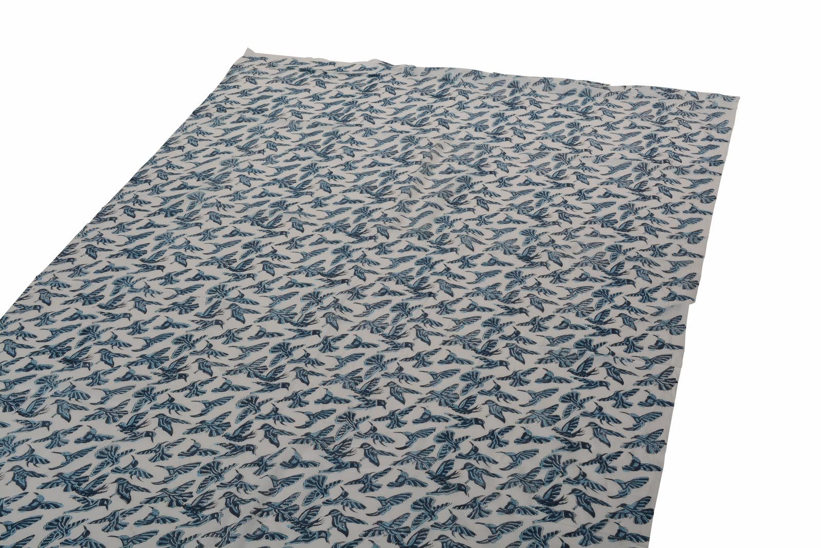 Trade Star 100% Cotton Fabric by The Yard Sewing 3 Yard Bird Print Fabric Hand Block Print Fabric Dressmaking Fall Decor Cloth Running Natural Dye Sanganeri Indian Width 44 Inches - Image 6