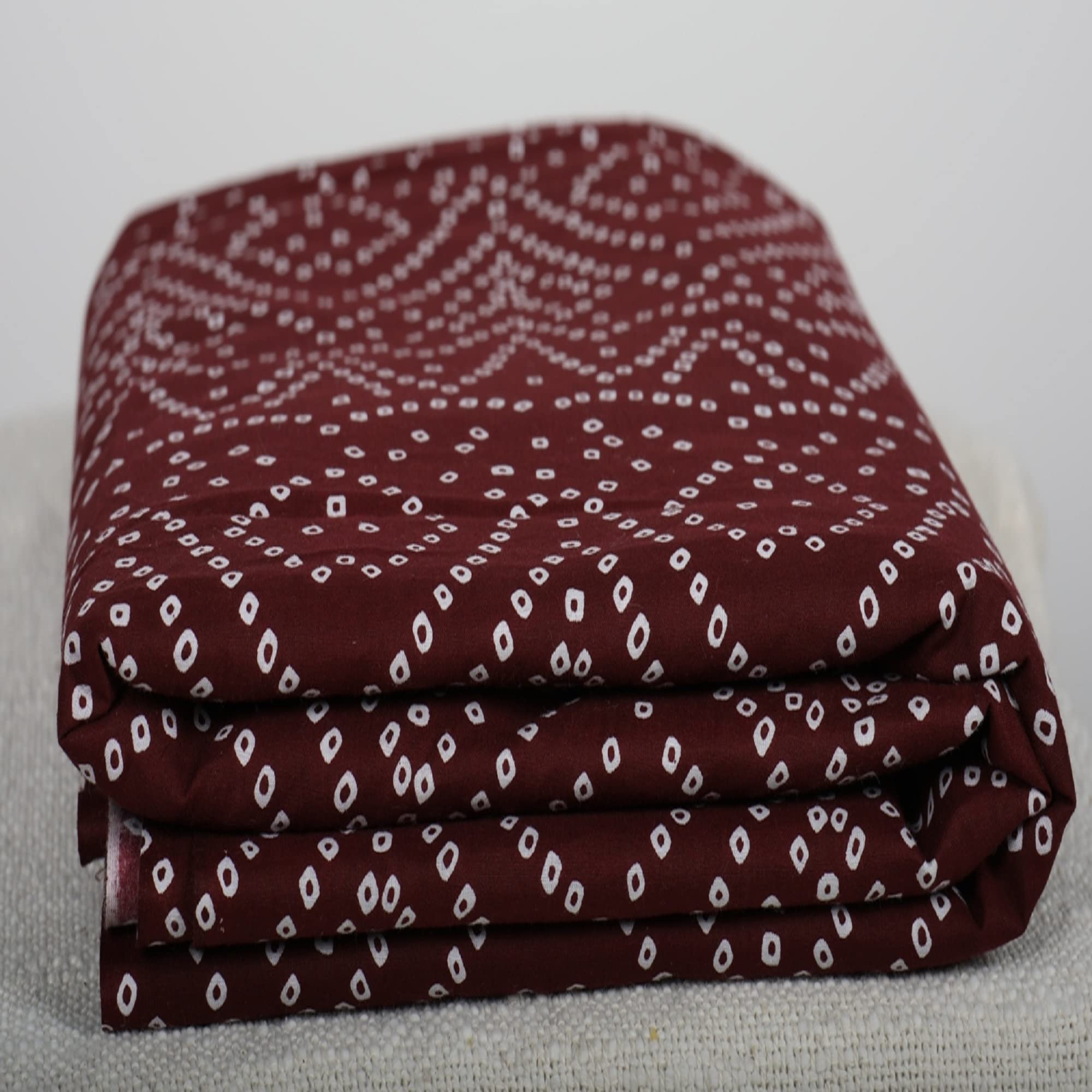 Trade Star 3 Yard Fabric for Dressmaking 100% Cotton Hand Block Print Fabric Beautiful for Kurtis Ethnic Boho Textile for Crafting (Pattern 1, 3 Yard) - Image 4