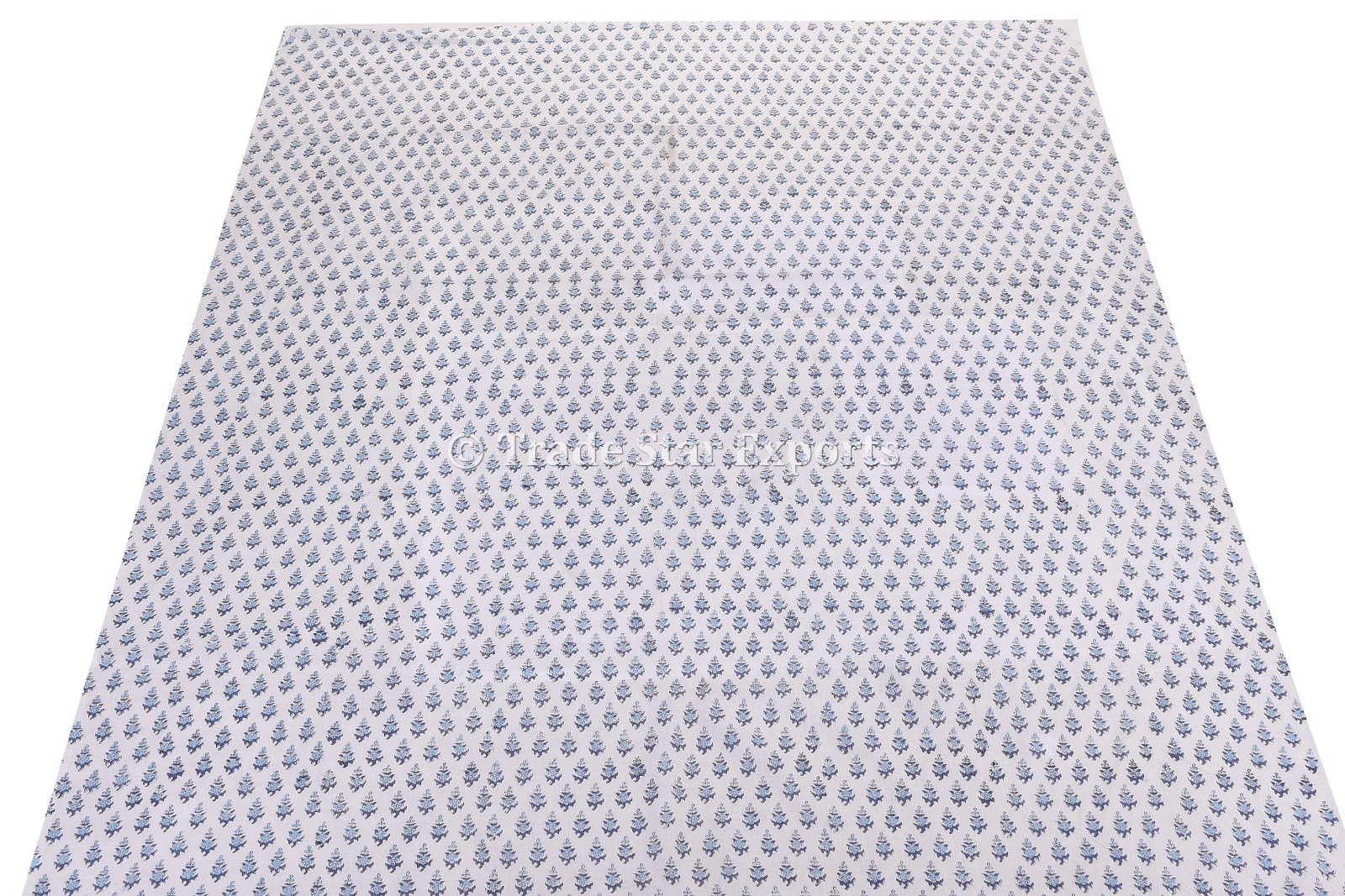 Trade Star 3 Yard Hand Block Print Fabric 100% Cotton Fabric by the Yard Floral Print Cloth for Crafting and Dressmaking Indian Ethnic Natural Running Fabric for Sewing Widrth 44 Inches (Pattern 11) - Image 3