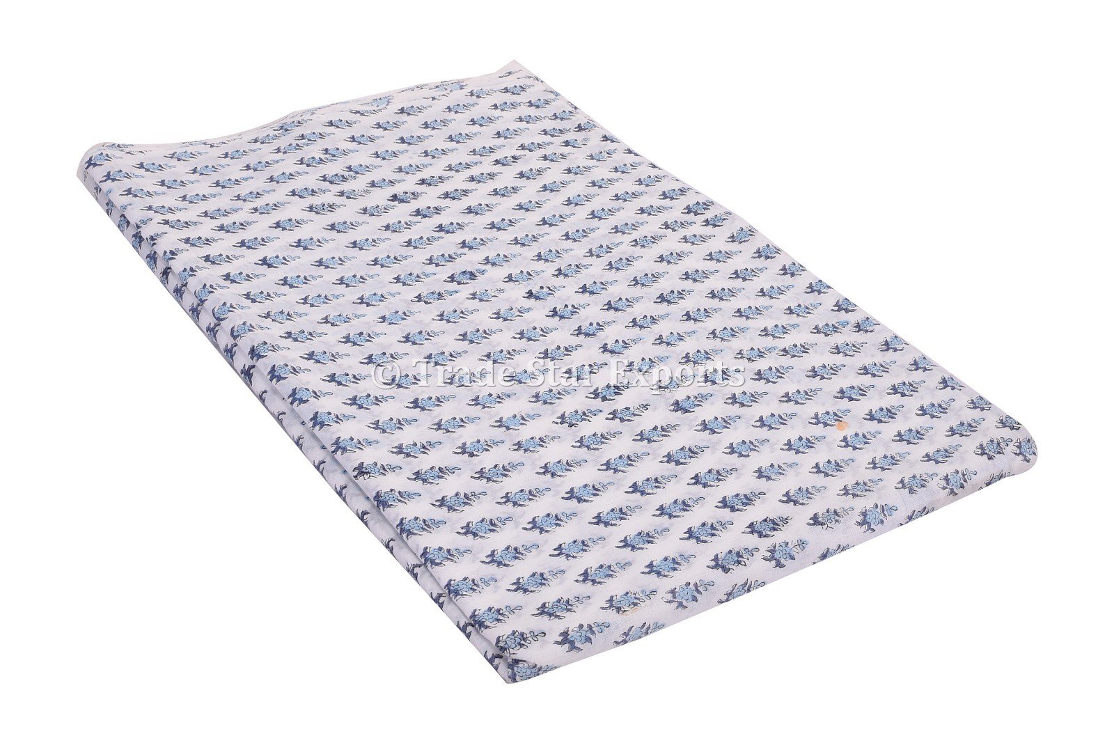 Trade Star 3 Yard Hand Block Print Fabric 100% Cotton Fabric by the Yard Floral Print Cloth for Crafting and Dressmaking Indian Ethnic Natural Running Fabric for Sewing Widrth 44 Inches (Pattern 11) - Image 4