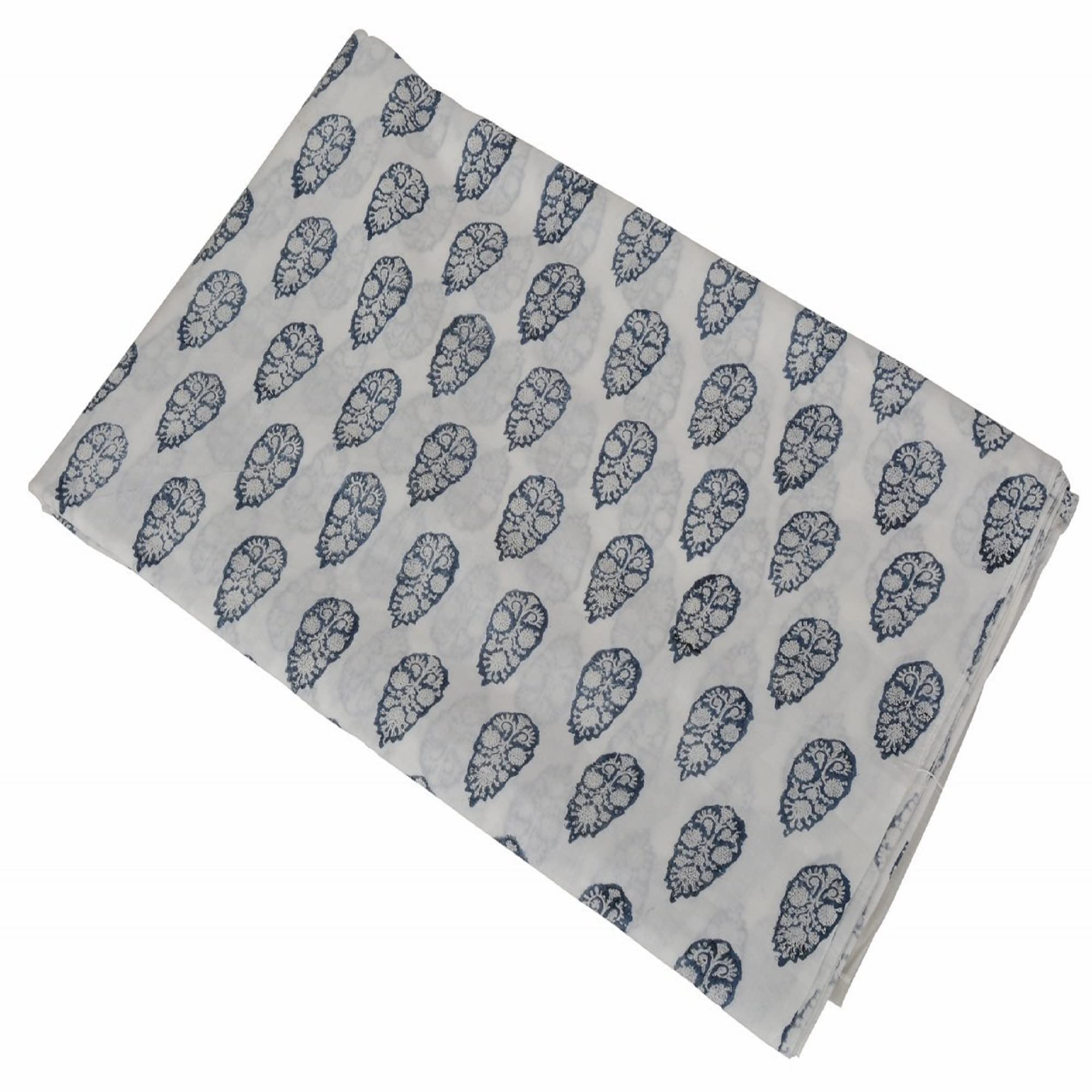 Trade Star 3 Yard Hand Block Print Fabric 100% Cotton Natural Fabric for Dressmaking Indian Ethnic for Crafting for Quilting Sewing Beautiful Crafting Textile by The Yard (Pattern 1) - Image 4