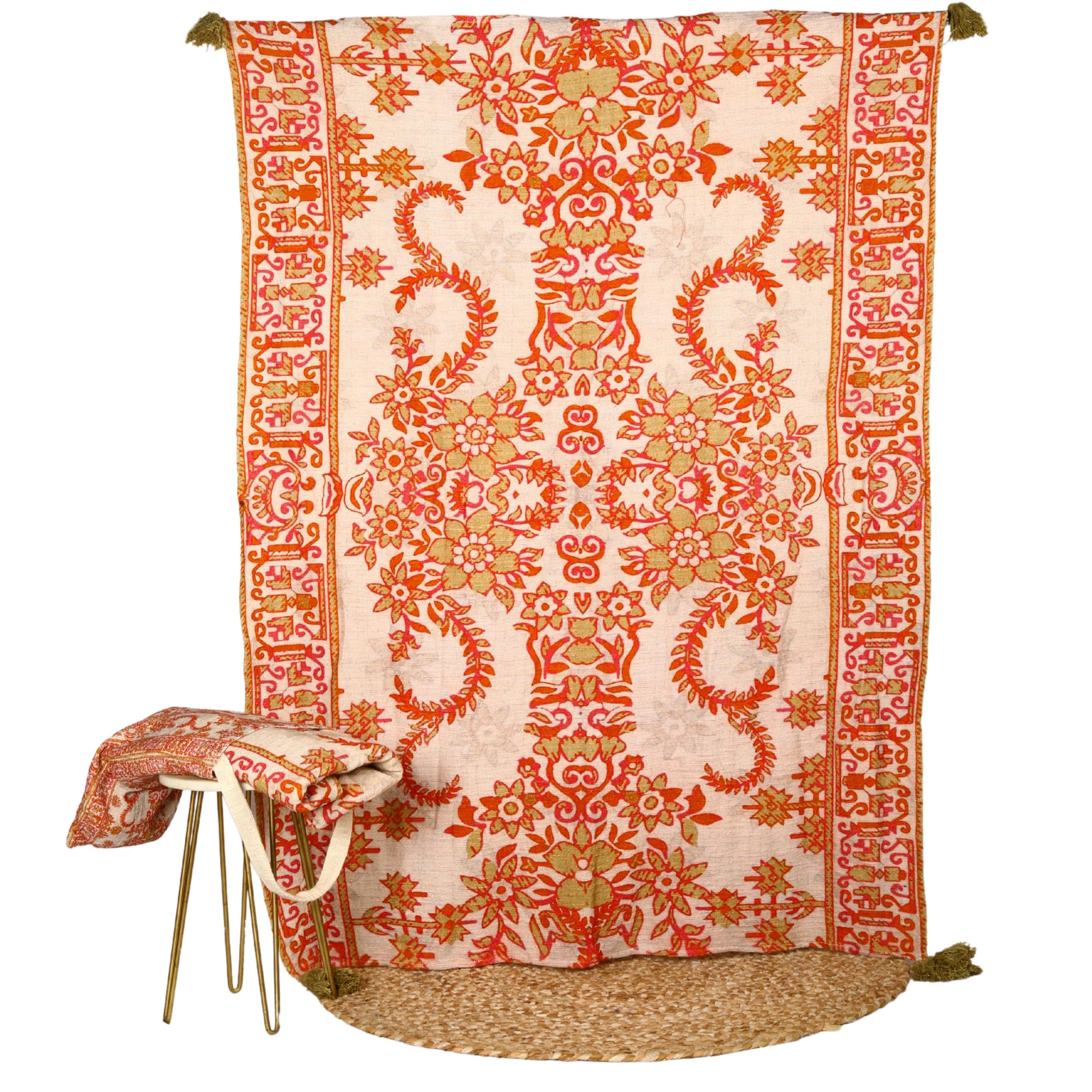 Trade Star Cozy Cotton Throw Blanket 50x70 Inches Soft Breathable & Stylish Ideal for Year-Round Comfort & Fall/Winter Use - Image 5