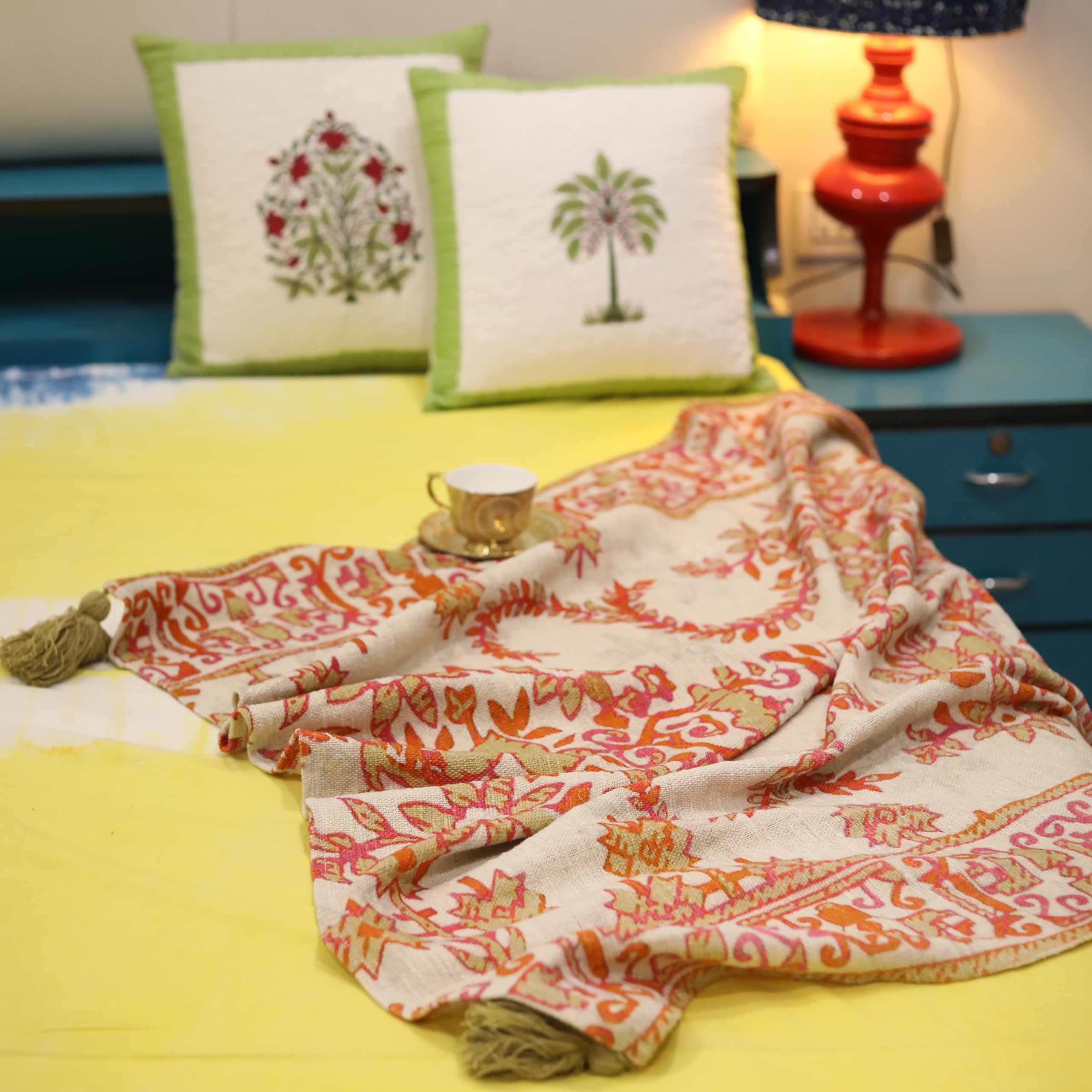 Trade Star Cozy Cotton Throw Blanket 50x70 Inches Soft Breathable & Stylish Ideal for Year-Round Comfort & Fall/Winter Use - Image 6