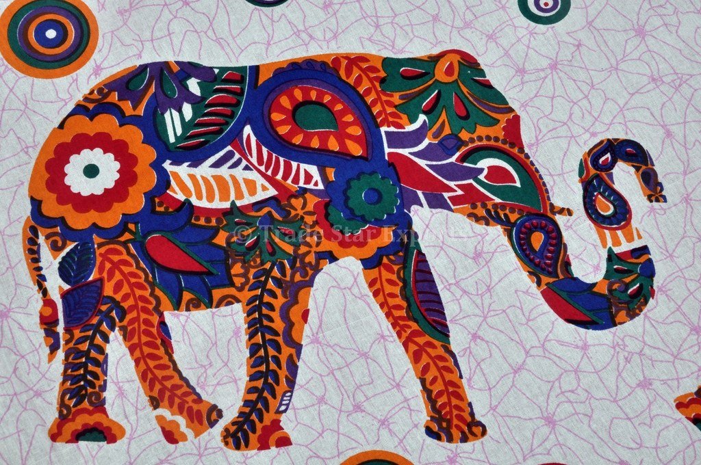 Trade Star Exports Indian Tapestry, Mandala Wall Hanging, Ombre Cotton Bedspread Queen, Bohemian Wall Decor, Boho Throw, Hippie Beach Blanket (PATTERN 22) - Image 3