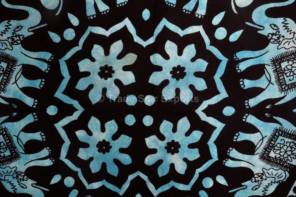 Trade Star Exports Twin Indain Mandala Tapestry Wall Art, Multi Color Hippie Tapestries Bed Spread (PATTERN 19) - Image 3